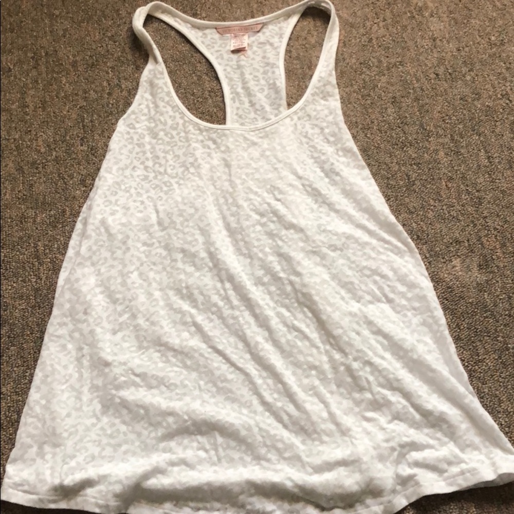 Cheetah print sheer Victoria’s Secret tank top